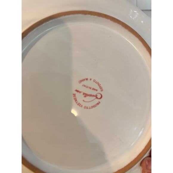 IL Fornaio Restaurant Vesuvius Napoli Naples Festa Dinner Plate Set Of 4 - Picture 6 of 10